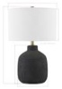 22.5" Black Table Lamp