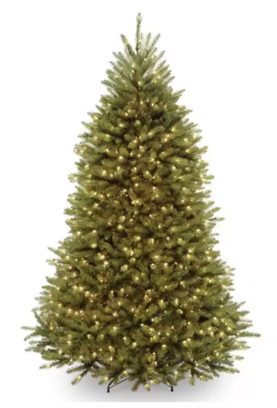 Dunhill Fir Tree with Dual Color LED Lights