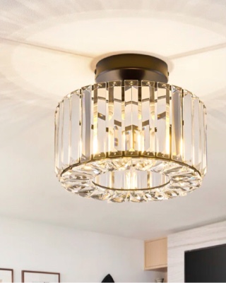 Katona Crystal Flush Mount Ceiling Light