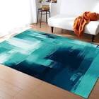 zetale Dark Turquoise  Geometric Cotton Machine Made Area Rug Rug Size: Rectangle 8' x 9'8"