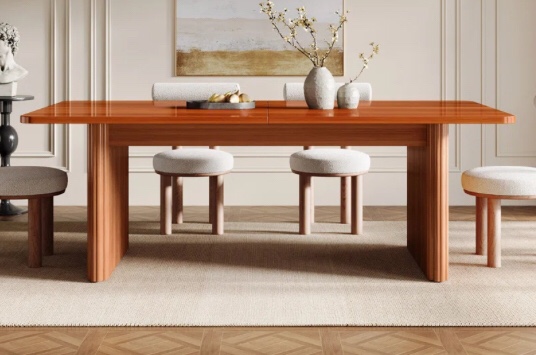 MILLWOOD PINES 77'' EXTENDABLE DINING TABLE (incomplete box b)