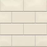 Almond Glossy 4" X 16" Ceramic Subway Wall & Floor Tile