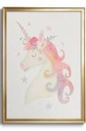 Sweet Unicorn I Framed On Paper Print