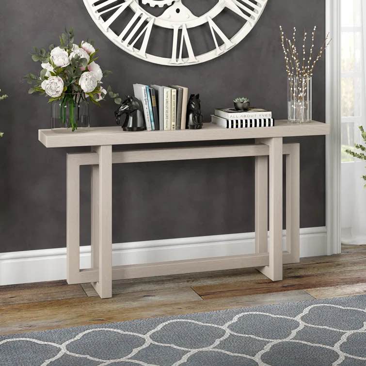 29.5" H x 55" W x 10" D Breyton Console Table