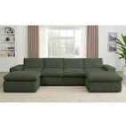 Tondreau Massasoit 134" Wide Reversible Large Sectional with Ottomann( incomplete only 1 box )