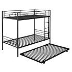 ( incomplete ) Metal Bunk Bed With Trundle,Can Be Divided Into Two Beds