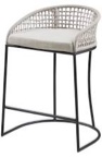 Blakes Woven Low Back Counter Stool