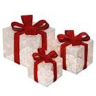 Pre-Lit Thread Gift Box Assortment, 3 Piece