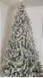 7 Ft. Flocked Green Artificial Christmas Tree With 400 LED Lights