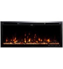 Modern Ember Aerus Smart Linear Electric Fireplace, Multiple Flame Colors-Voice Assistant Compatible