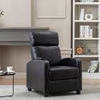 Maleah 25.9'' Wide Modern and Soft Breathable Leather Compact Massage Chair with Remote Control