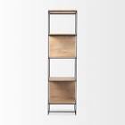 Sagan 70.86" H x 14.96" W Iron Etagere Bookcase