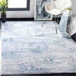 Grandview Abstract Blue/Ivory Area Rug
