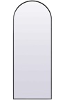 Full Length Mirror Arch Floor Mirror Wall Mirror Hanging Or Leaning Arched-Top Full Body Mirror With Stand For Bedroom, Dressing Room