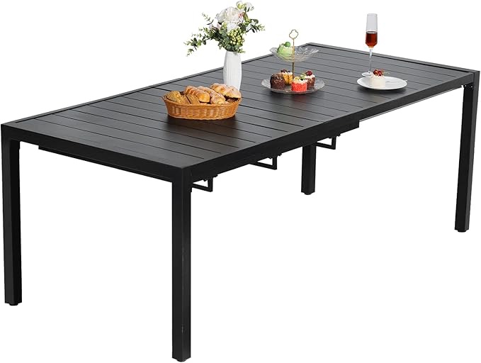 Jimeny Rectangular 63'' L x 38'' W Outdoor Dining Table