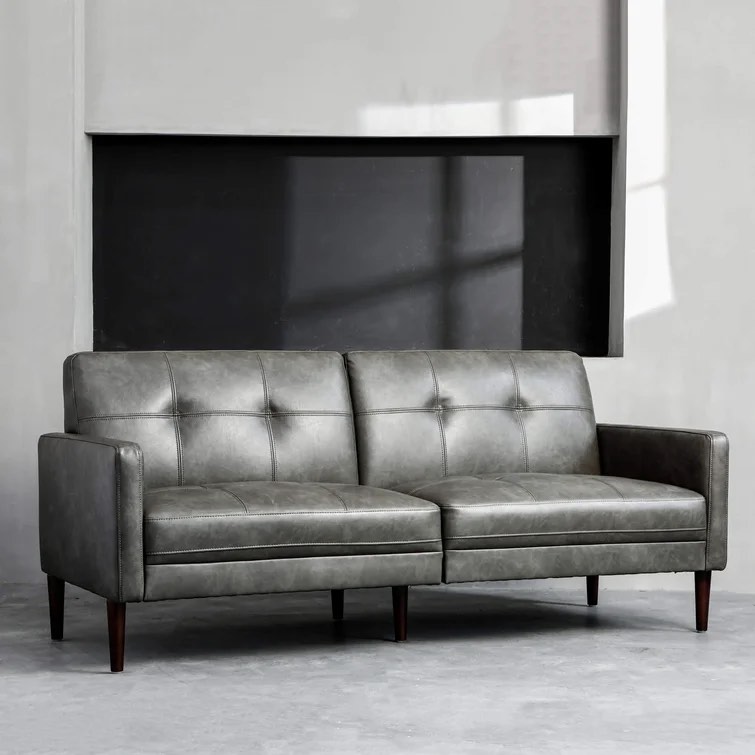 Bharati Leather Sofa ( incomplete only 1 box ) 