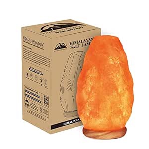 Himalayan Glow Natural Pink Salt Lamp, Night light 4-6 Pound