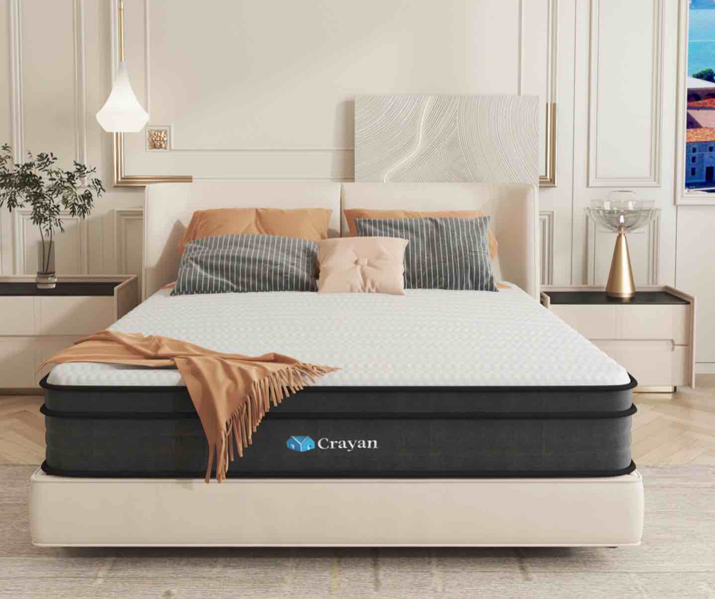 CRAYAN Hybrid Mattress Queen 
