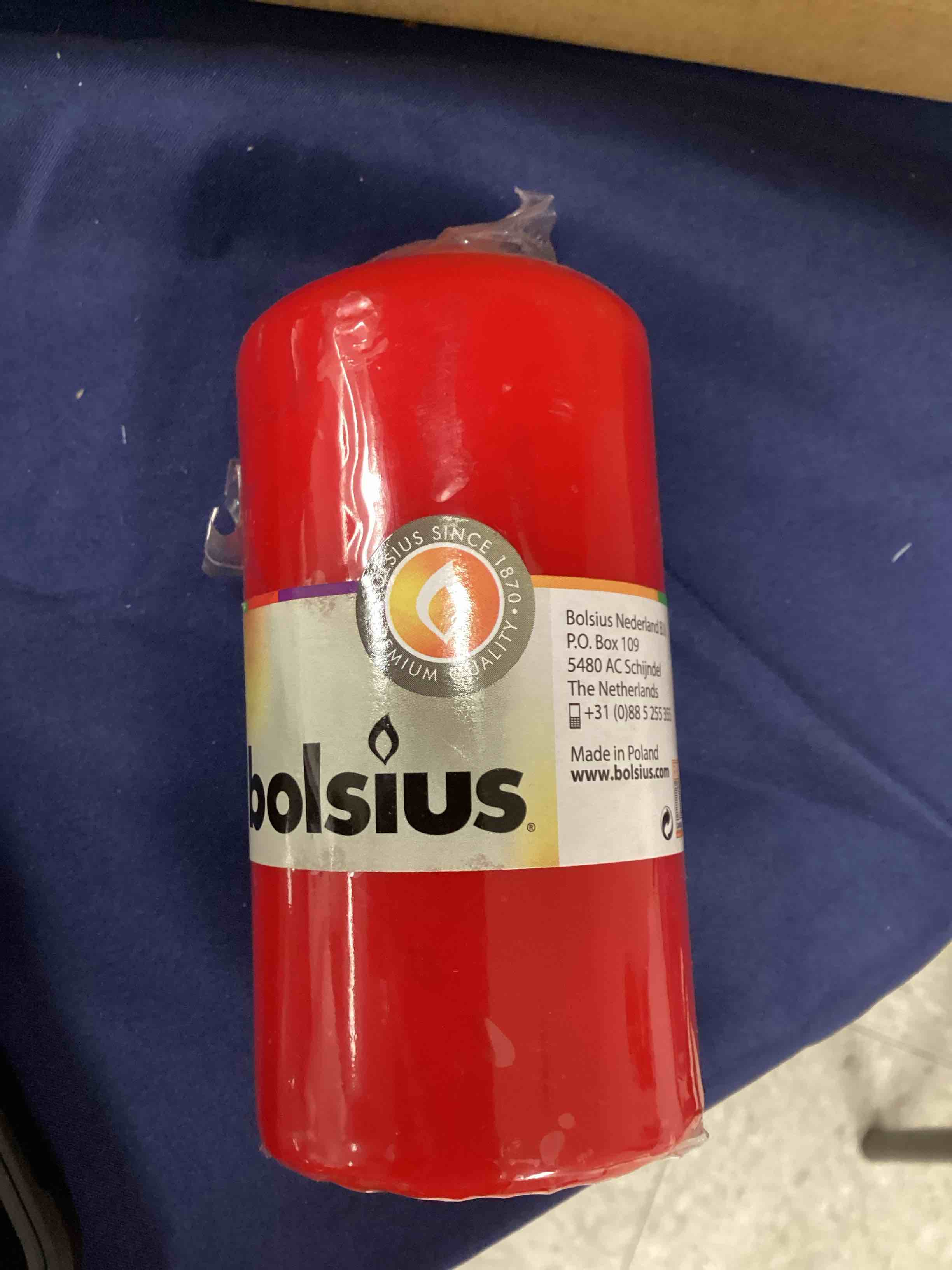 BOLSIUS Red Candle