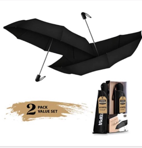 travel umbrella pack of 2 by utopia home 