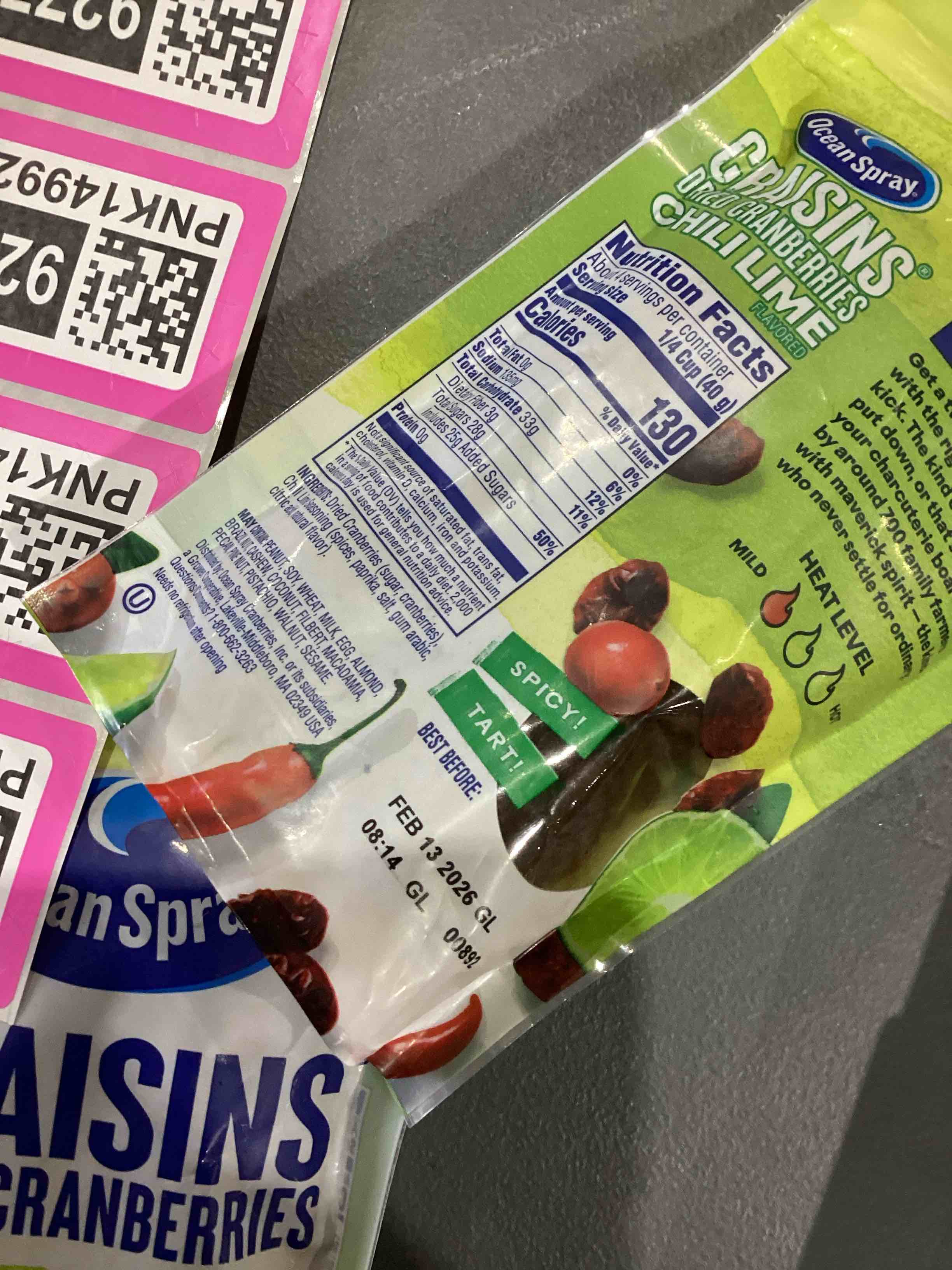 Condition photo showing New/Like New for Ocean Spray® Craisins® Sweetened Dried Cranberries