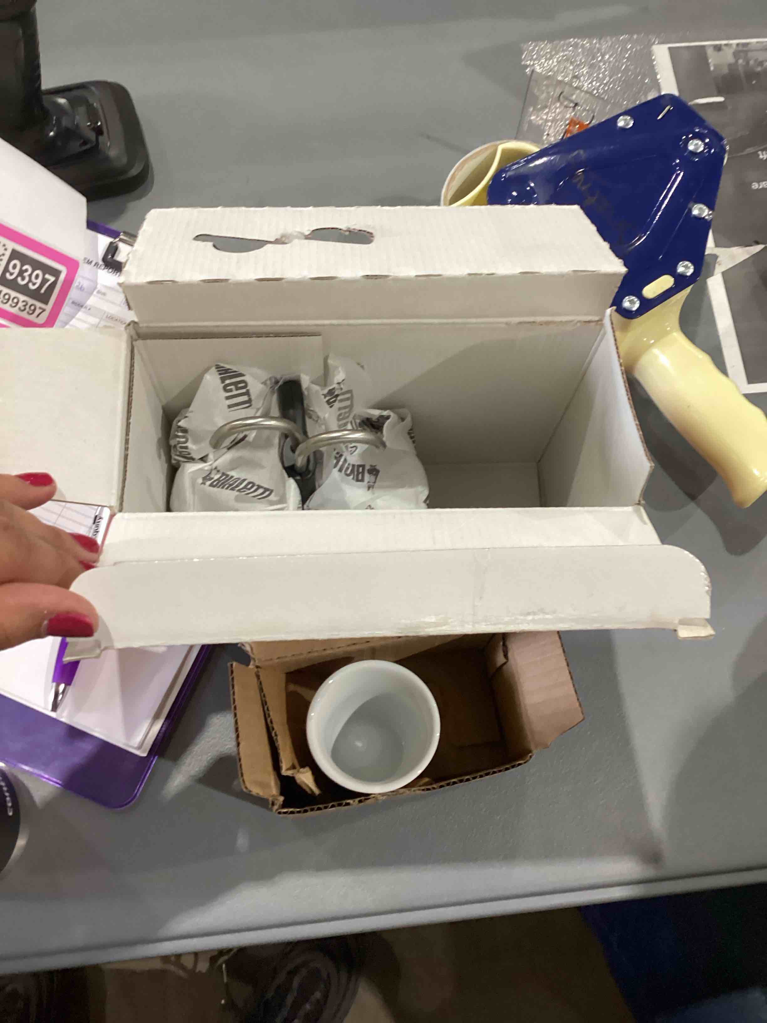 Condition photo showing Good Condition for Bialetti - Mini Express Lichtenstein: Moka Set includes Coffee Maker 1-Cup (2.8 Oz)