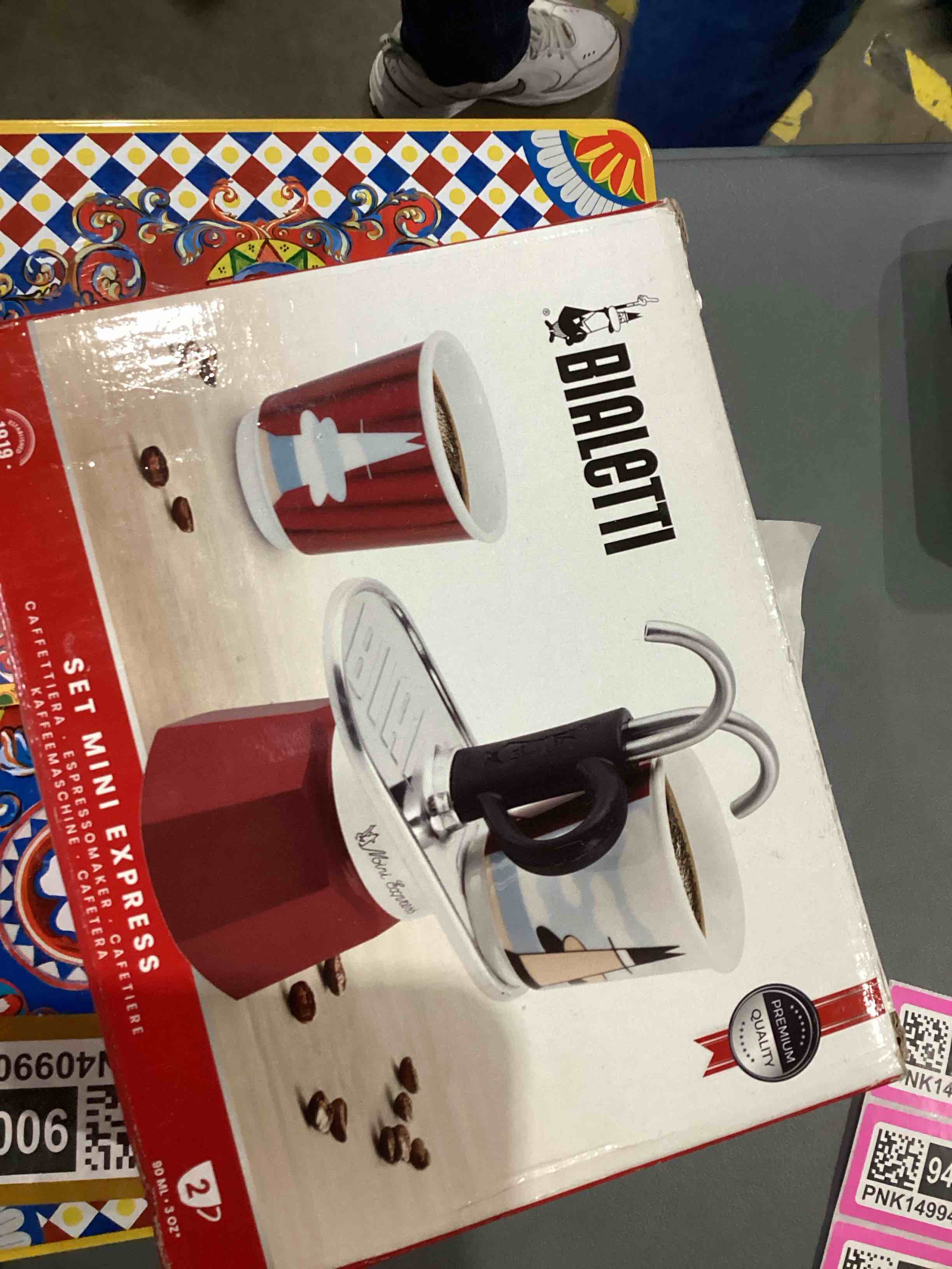 Condition photo showing Good Condition for Bialetti - Mini Express Magritte: Moka Set includes Coffee Maker 1-Cup 