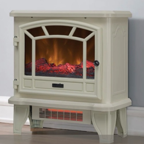 duraflame® Infrared Quartz Electric Fireplace Stove Heater cream 