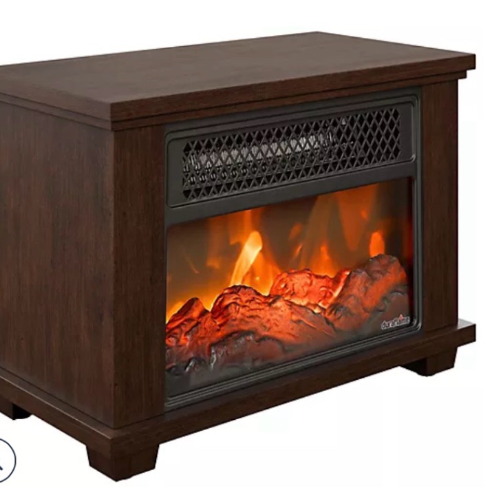 duraflame tabletop portable electric heater & fireplace