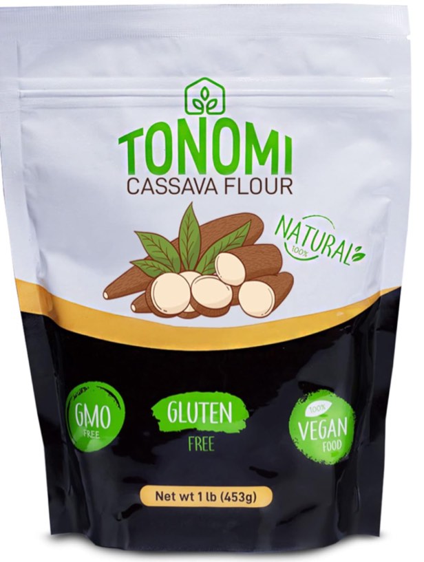 TONOMI Case of 12 Tonomi 1 lbs Cassava Flour Exp 2/2026