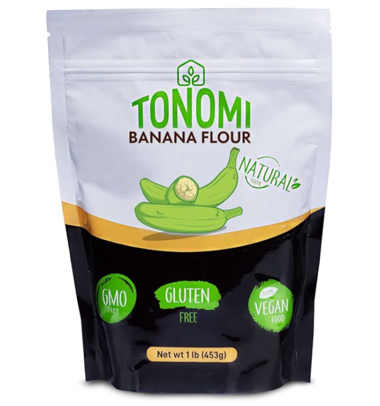 case of 12 tonomi 1 lbs banana flour exp 2/2026