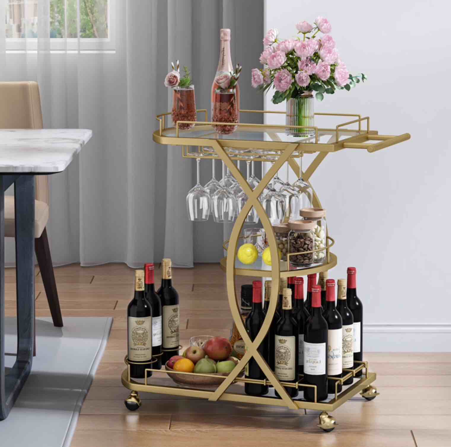 Bairoil Bar Cart