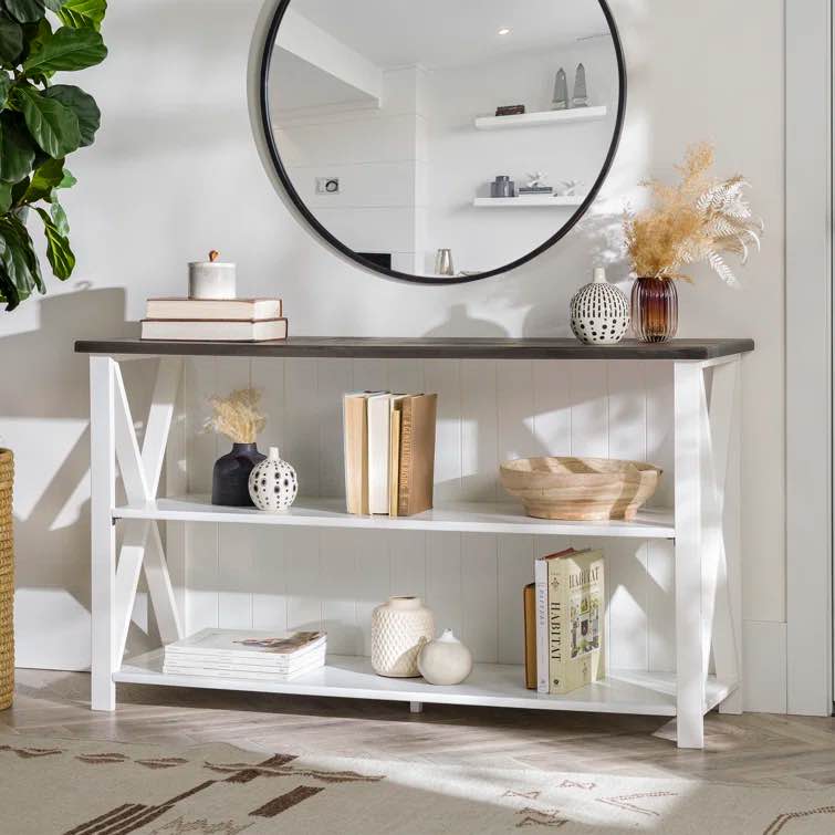 Halima 52" Solid Wood Console Table