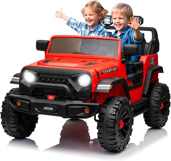 24V Kids Ride on Toy, Ride on Truck Electric Car for Kids with Remote Control, Bluetooth