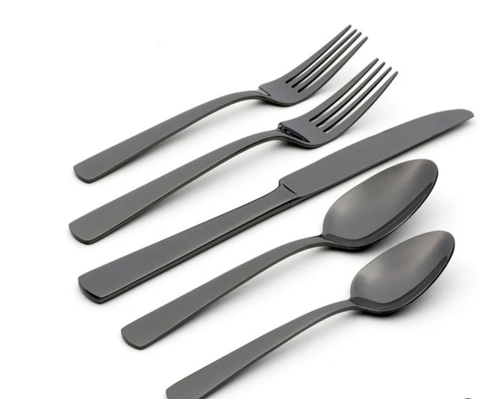 Oneida Aptitude Glossy Midnight 20 Piece Set, Service for 4