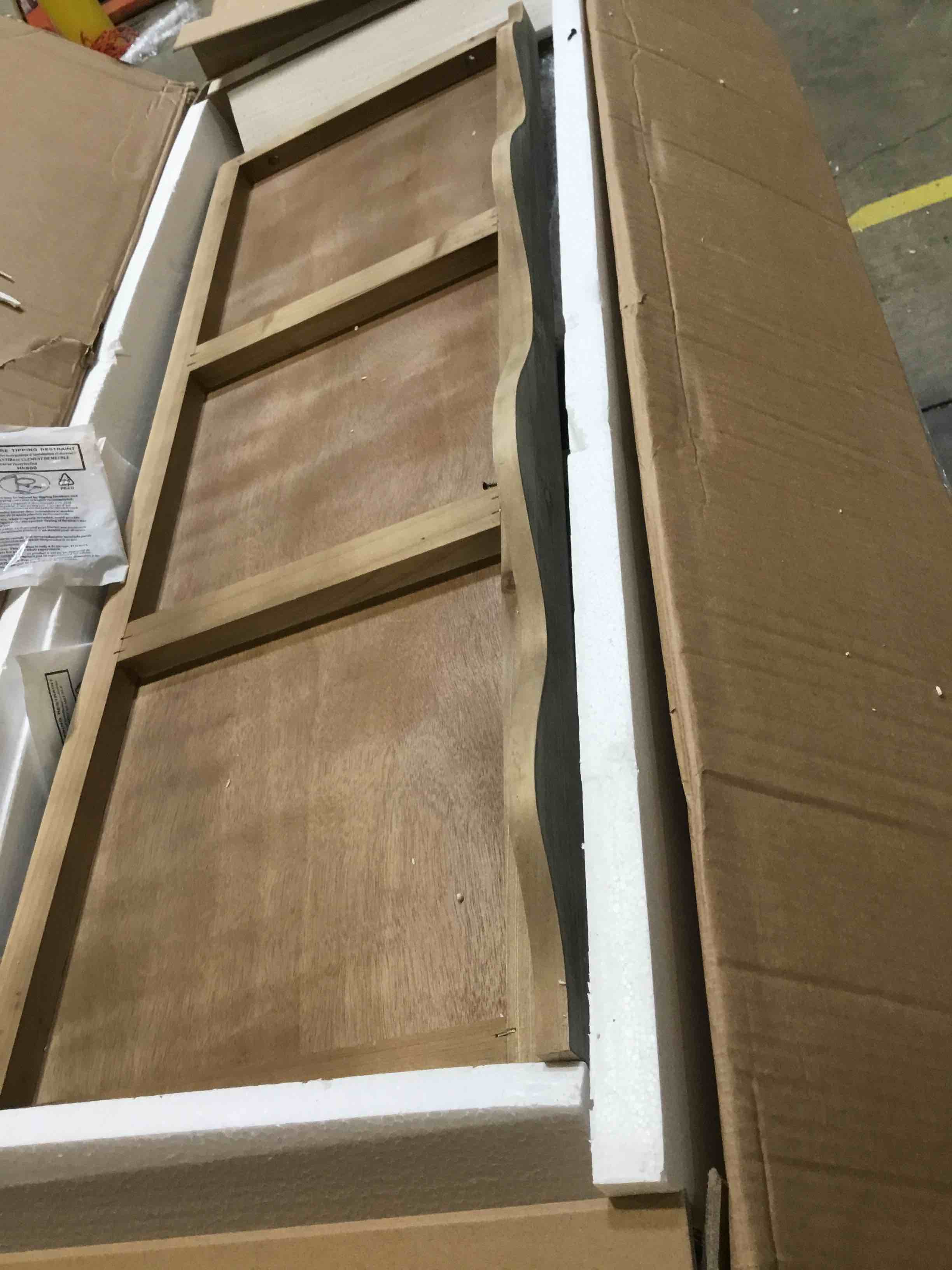 Castella Solid Wood Vintage Vibe Accent Cabinet
