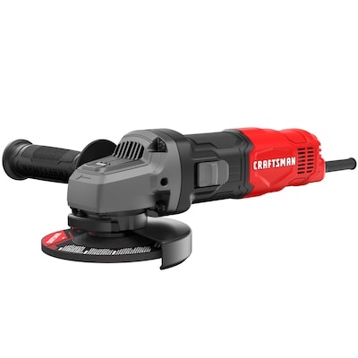 CRAFTSMAN 4.5-in 6 Amps Sliding Switch Corded Angle Grinder (Battery and Charger 