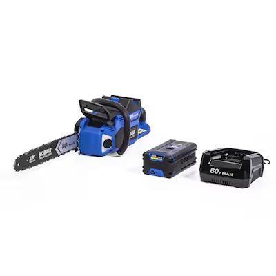 Kobalt 80-volt 18-in Battery 4 Ah Chainsaw (Battery and Charger Included)