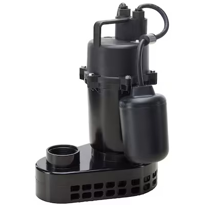 Utilitech 1/3-HP 40-GPM Aluminum Submersible Sump Pump 