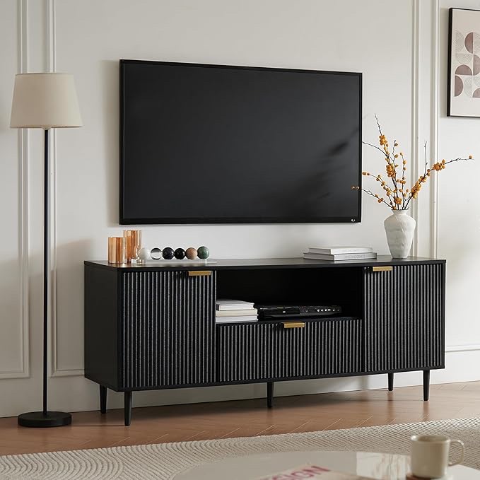 Oria TV Stand with Solid Ion Feet