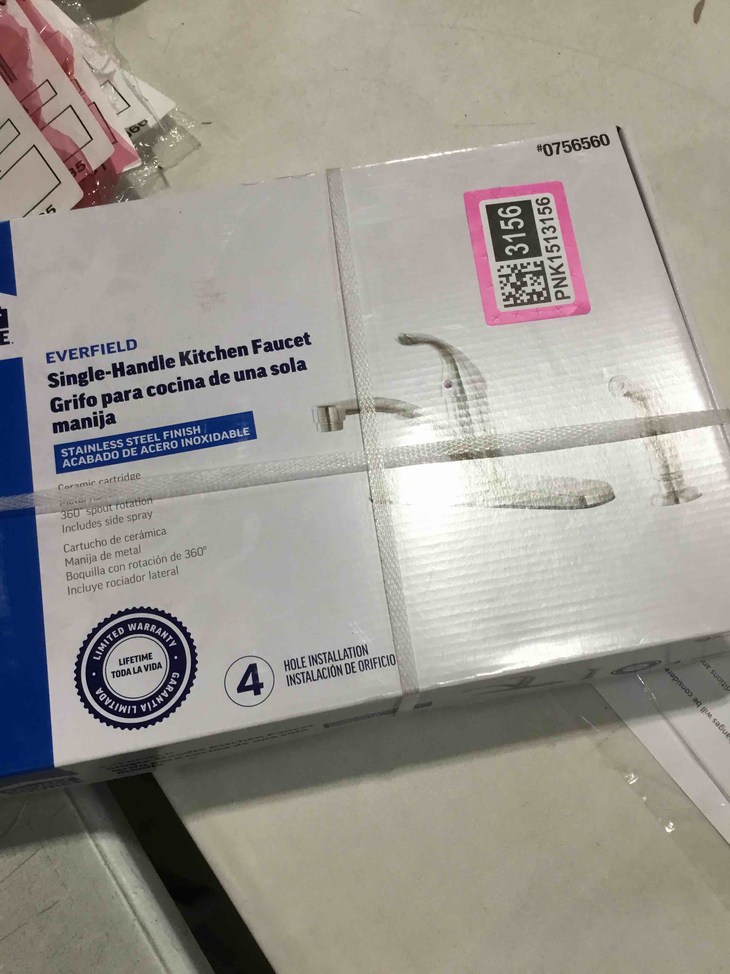 single handle kitchen faucet 