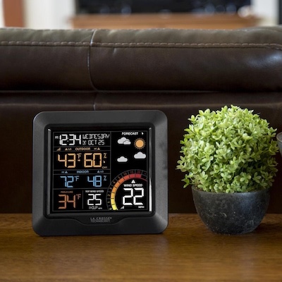 La Crosse Technology L76225 Digital Color Wind & Weather Station with Wind Sensor