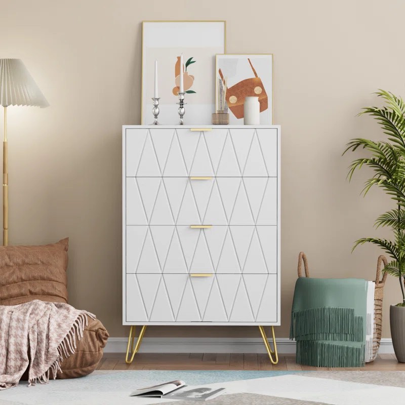 Marable 4 Drawer 23.6" W Chest