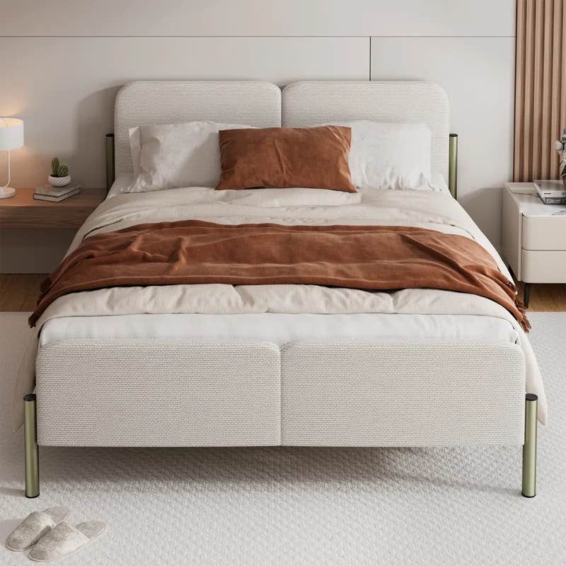 Jozetta 63.3" Queen Beds Upholstered Platform Bed with Storage (INCOMPLETE)