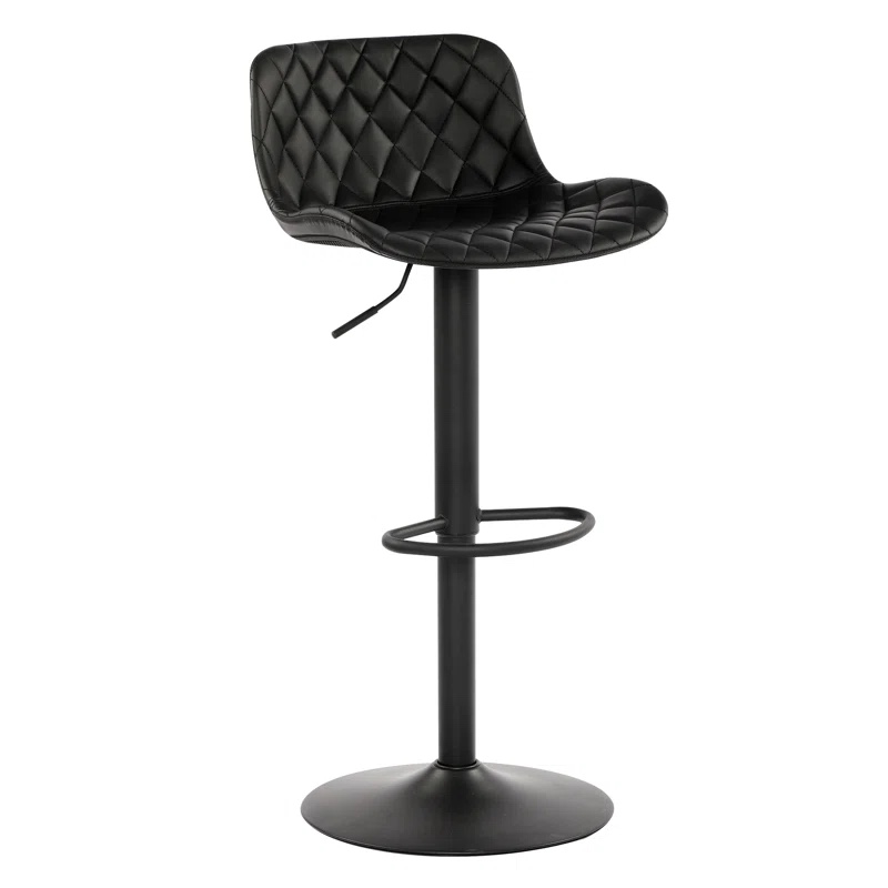 2 Beora Swivel Adjustable Height Bar Stool