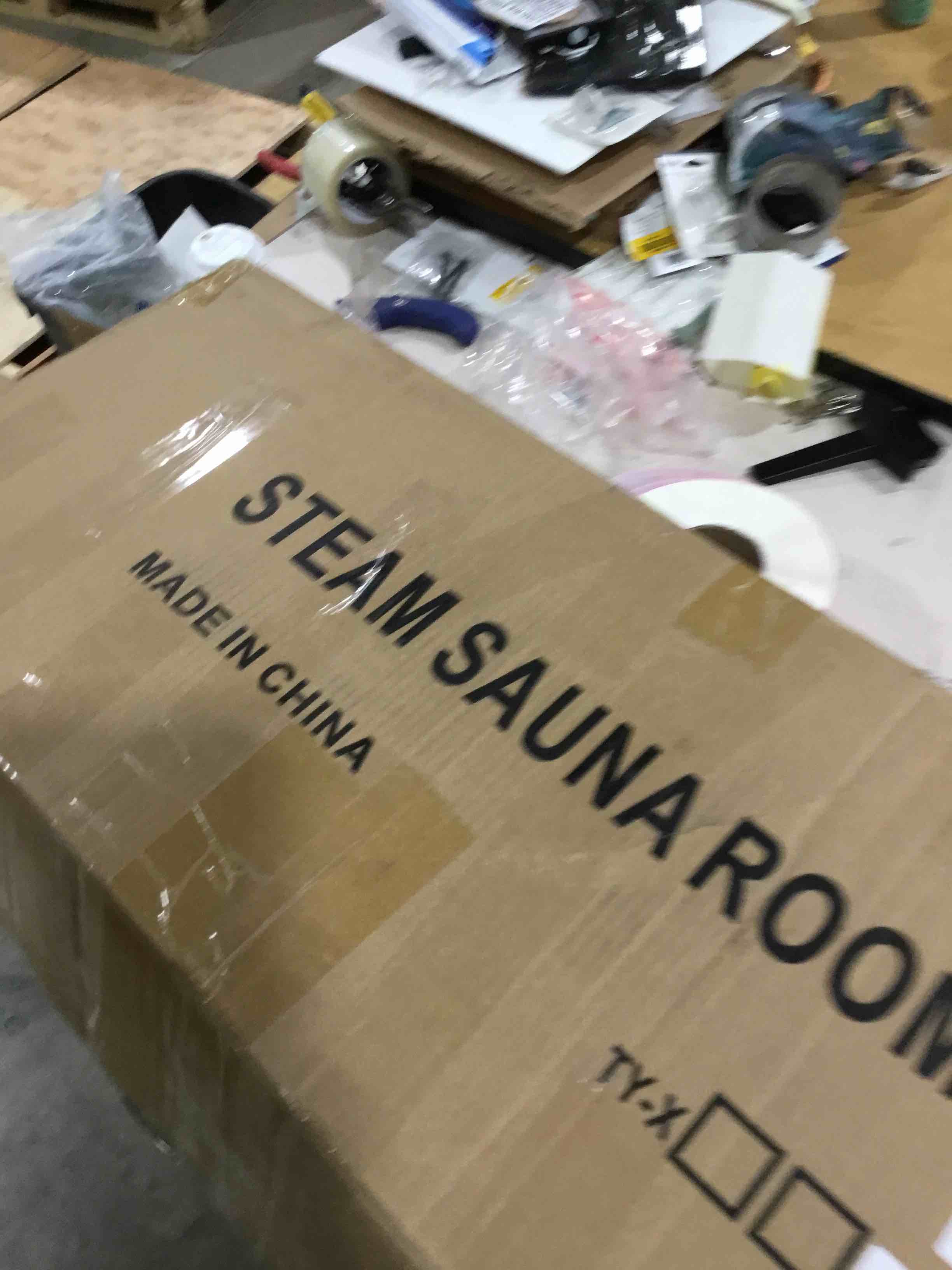 Full Size Portable Steam Sauna, Sauna Box with 3L/1200W Steamer, Personal SPA Steam Sauna with 5 Min Fast Heating & 15 Levels Heat, Remote Control + Folding Chair