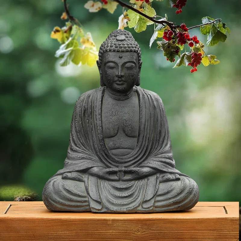 Eirena Meditating Buddha Garden Statue