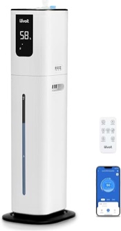 LEVOIT OasisMist 1000S (10L) Smart Humidifier for Home Large Room Bedroom, Last 100 Hours, Cover up to 600ft2, Easy Top Fill, Remoter & Voice Control, Auto Mode, 360 Nozzle, Aroma Box, Quiet