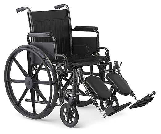 K1 Wheelchair, 20" (5,).8 cm) Swing-back Desk-Length Arms Swing-away Footrests Fauteuil roulant K1, Accoudoirs de bureau pivotants de 50,8 Repose-pieds pivotarts Silla de ruedas K1, cin brazos con longitud de escritorio retri de 20'(50.8 cm) y reposapis abatibles REF K1206N22S