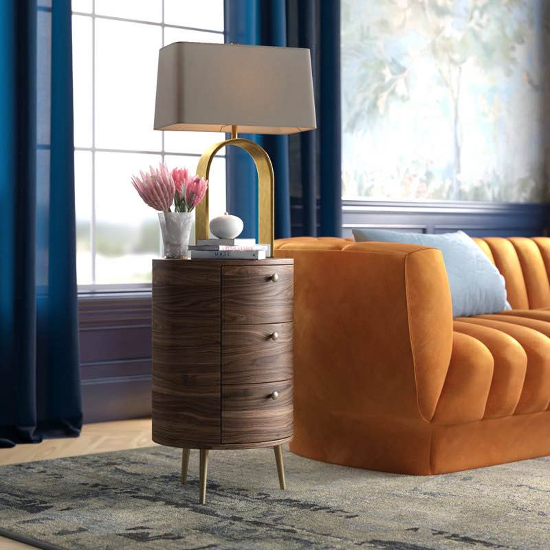 Kirkwood Drum 3 - Drawer End Table